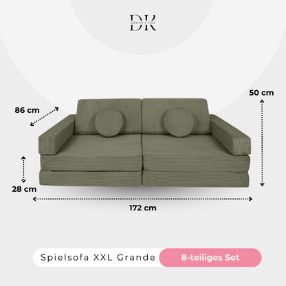 Design4Kids XXL Spielsofa Cord Grande