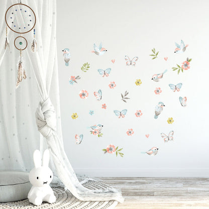 PASTEL LOVE XL Wall Tattoo/Sticker Dinosaur I 8-piece