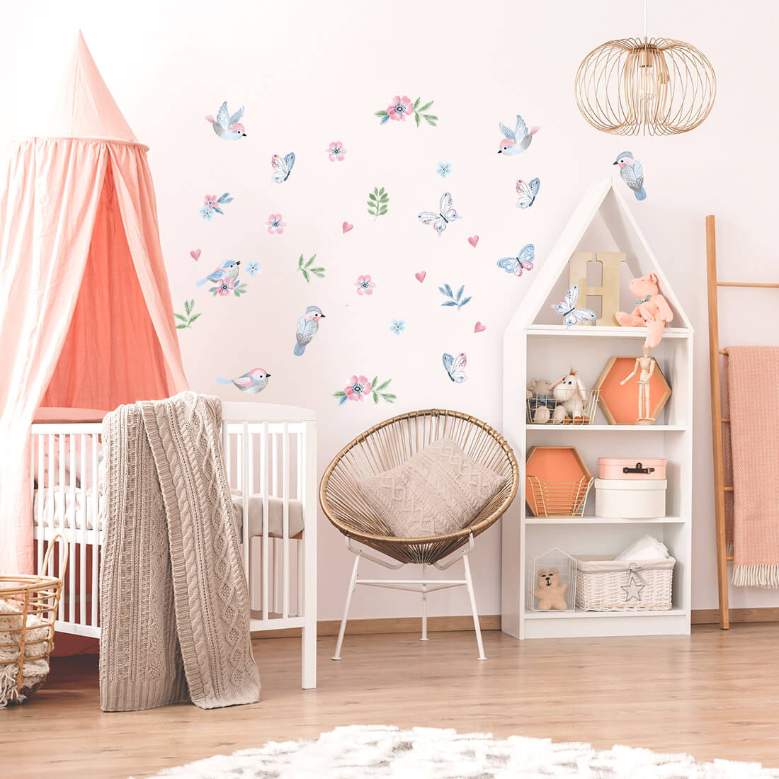 PASTEL LOVE XL Wall Tattoo/Sticker Dinosaur I 8-piece