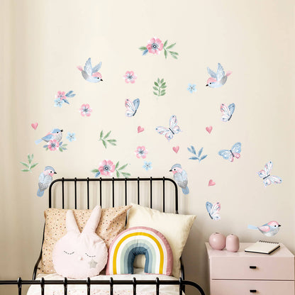 PASTEL LOVE XL Wall Tattoo/Sticker Dinosaur I 8-piece