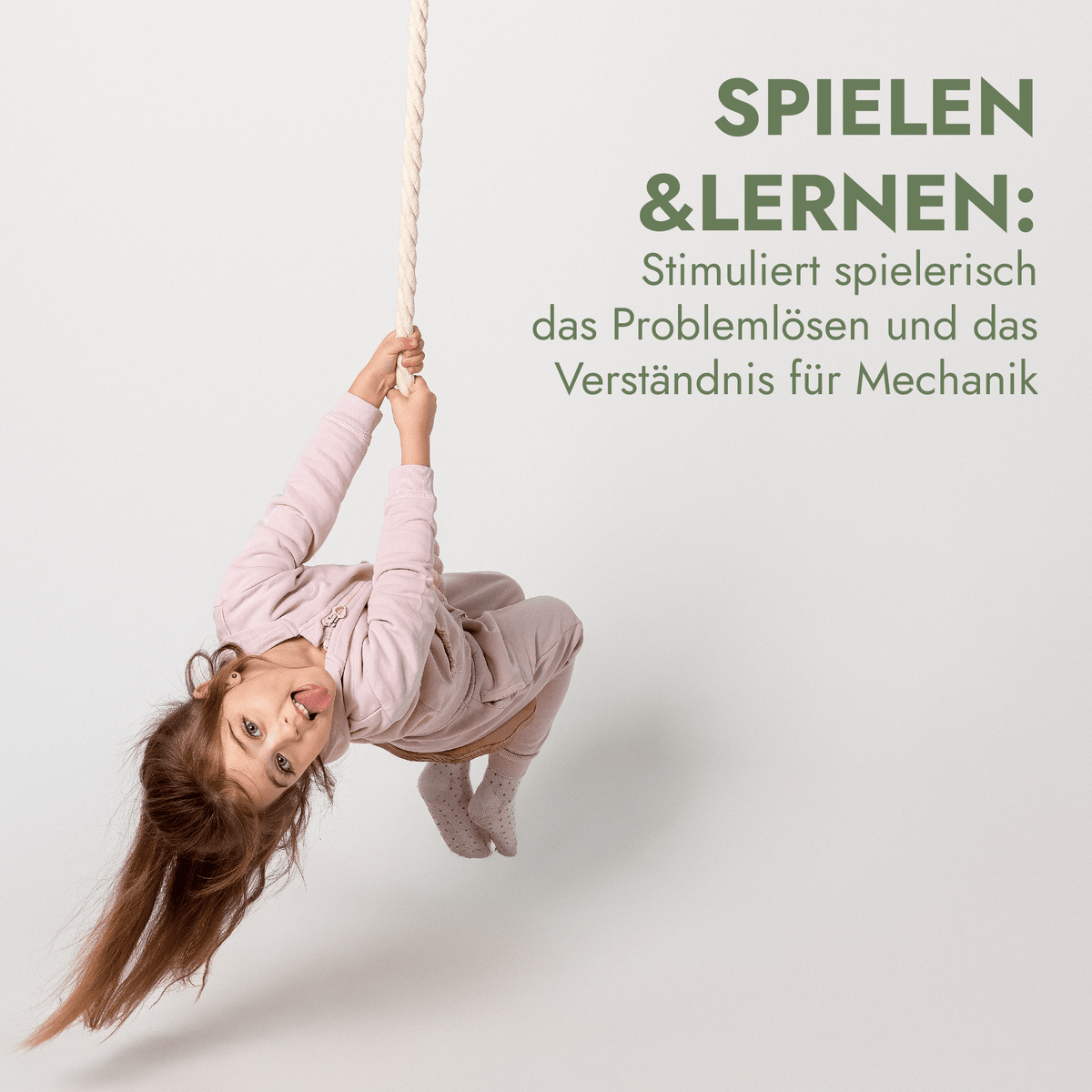 Set aus drei Schaukeln: Scheibe + Ringe + Strickleiter