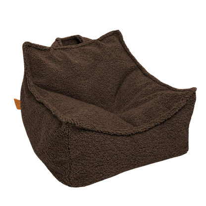MeowBaby Kindersessel Bearly eckig Dark Choco
