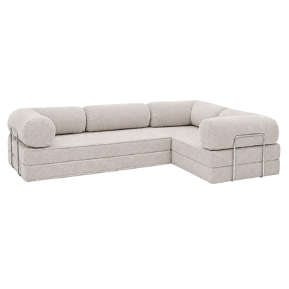 Design4Kids Family Ecksofa 3-Sitzer Jewel Cord Corner 300
