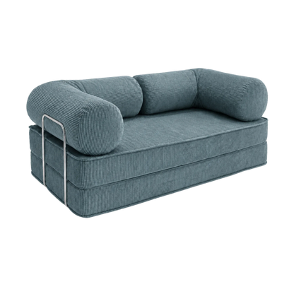 Design4Kids Family Sofa 2-Sitzer Jewel Cord 200