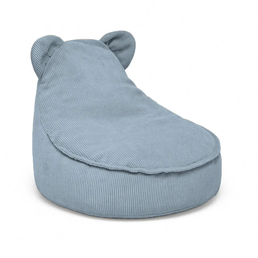 MeowBaby Sitzsack Bär Cord Premium - Slim Cord Edition
