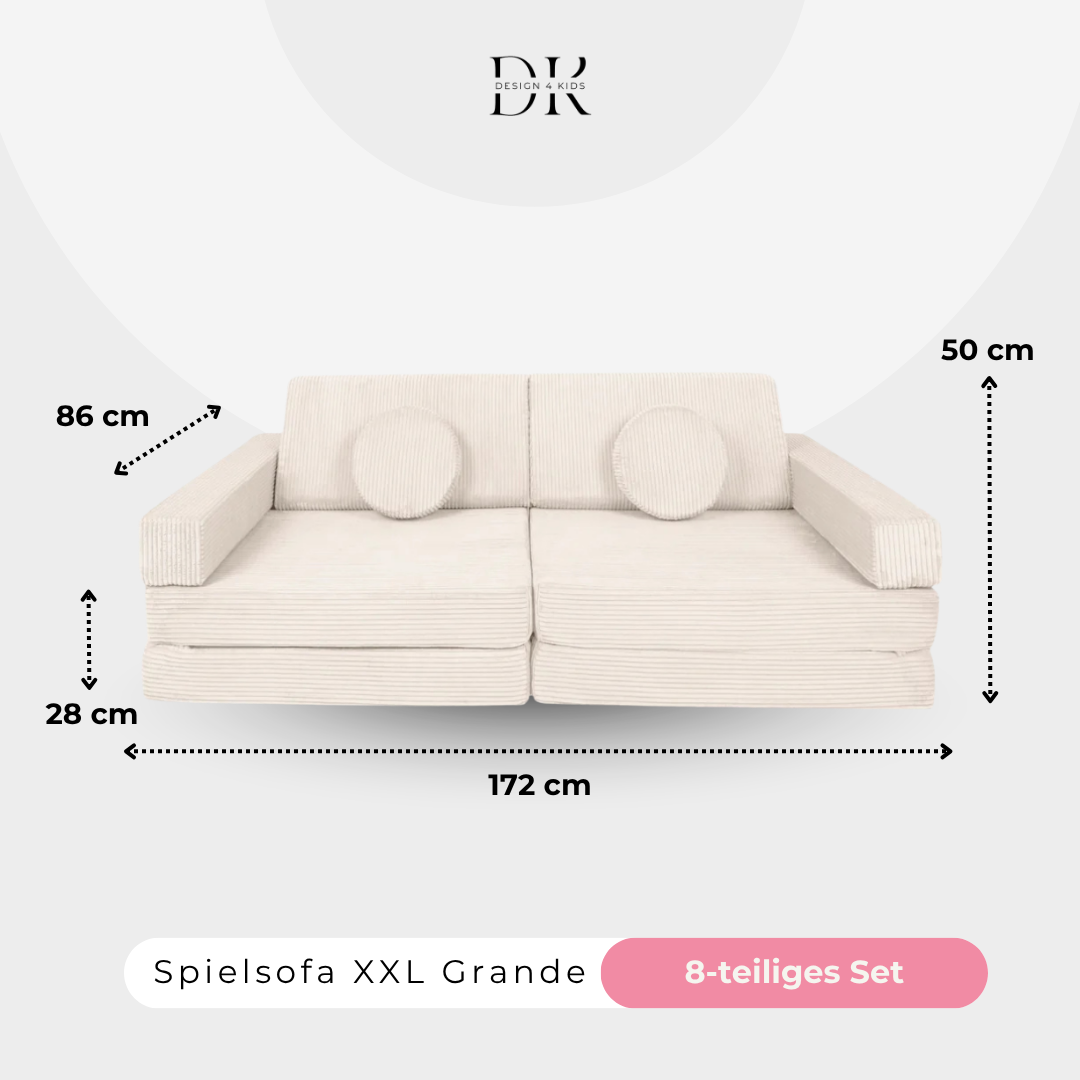 Design4Kids XXL Spielsofa Cord Grande