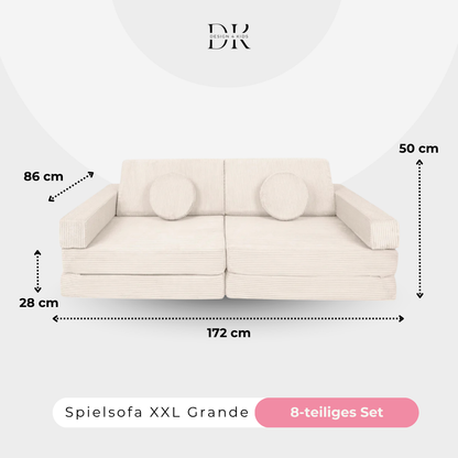 Design4Kids XXL Spielsofa Cord Grande