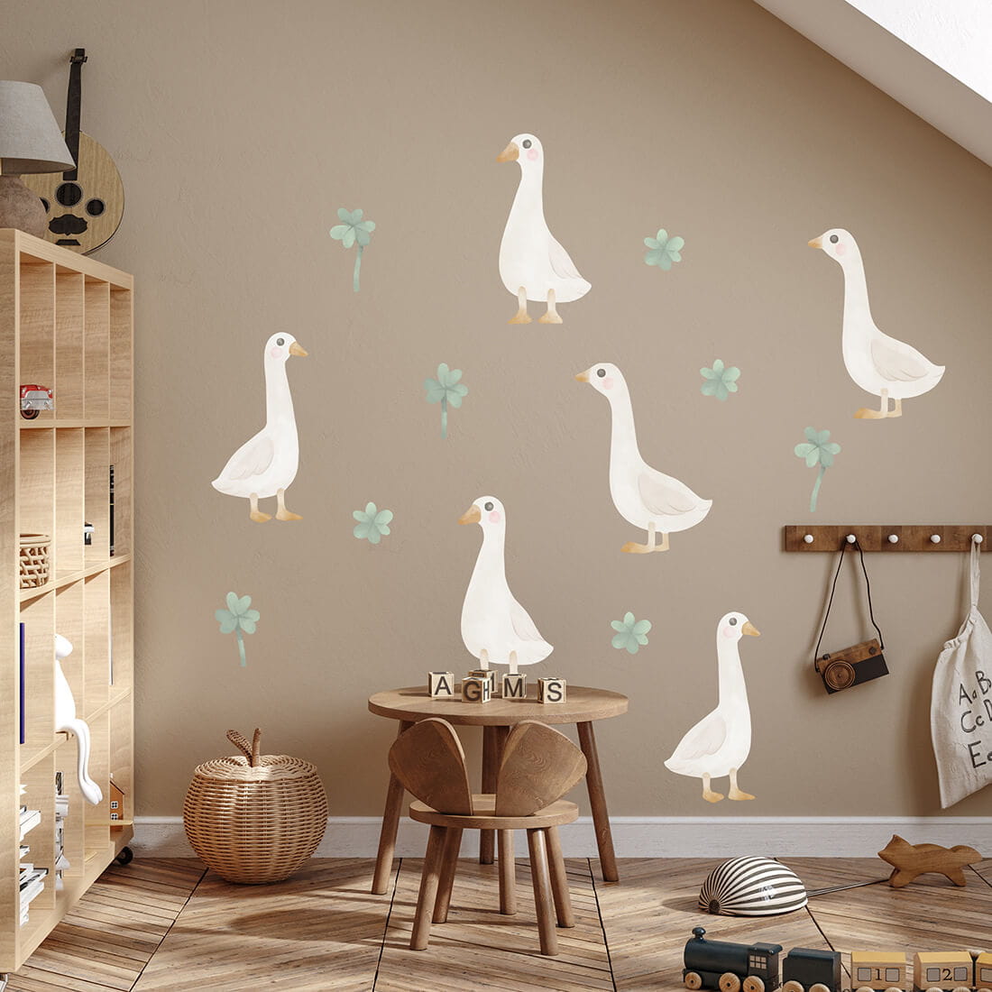PASTEL LOVE XL Wall Tattoo/Sticker Dinosaur I 8-piece