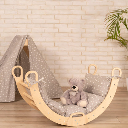 Design4Kids Montessori Balancewippe/Kletterbogen M