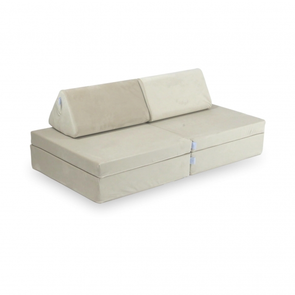 MiMii Spielsofa Mini Classic Velvet - natural ecru