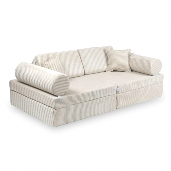 MiMii Spielsofa Komfort Cord - ivory beige