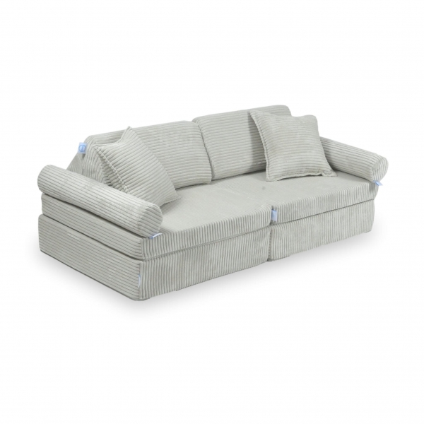 MiMii Spielsofa Mini Komfort Cord - ash grey