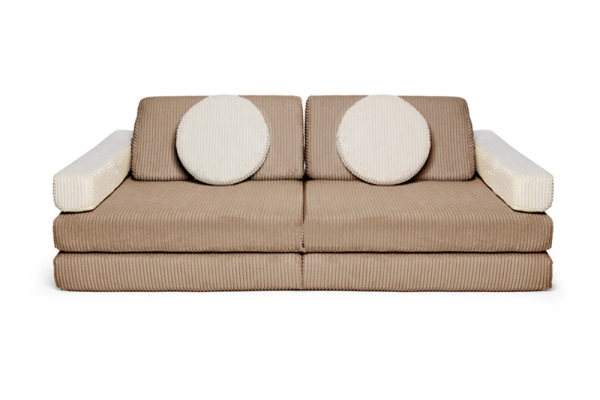 SHAPPY Spielsofa Pure Corduroy - Cookie