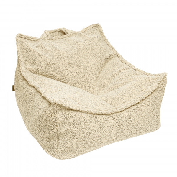 MeowBaby Sitzsack Bearly eckig - beige