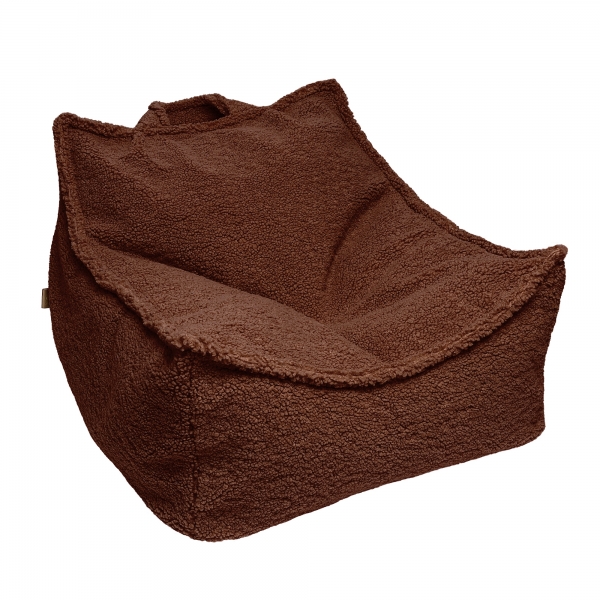 MeowBaby Sitzsack Bearly eckig - chocolate