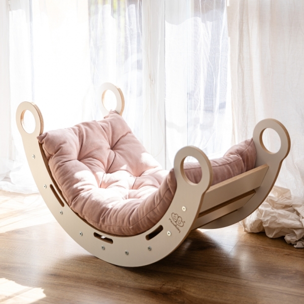 MeowBaby Dream Rocker Balancewippe/Schaukel S - weiß