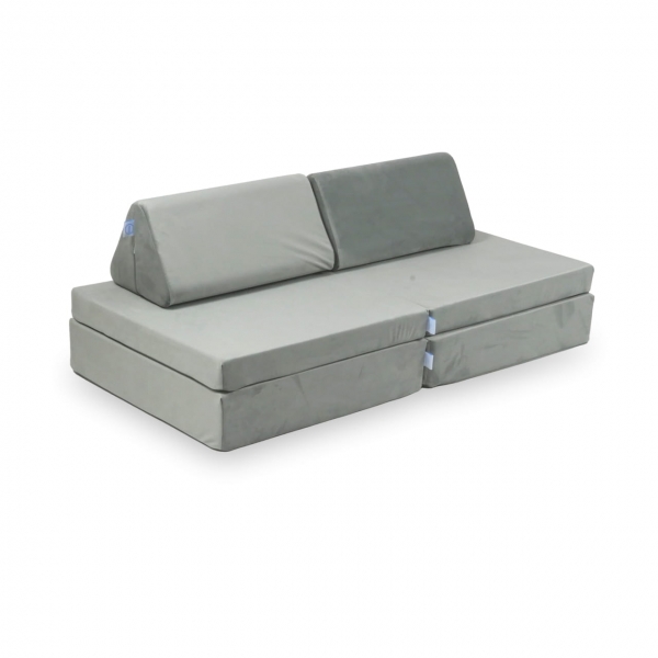 MiMii Spielsofa Mini Classic Velvet - stone grey