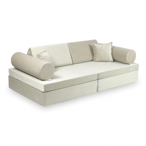 MiMii Spielsofa Komfort Velvet - natural ecru